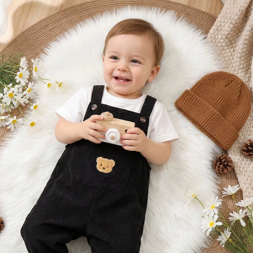 Teddy Corduroy Overalls