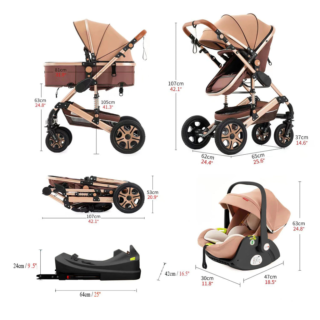 Telea™ 3-in-1 Baby Travel System